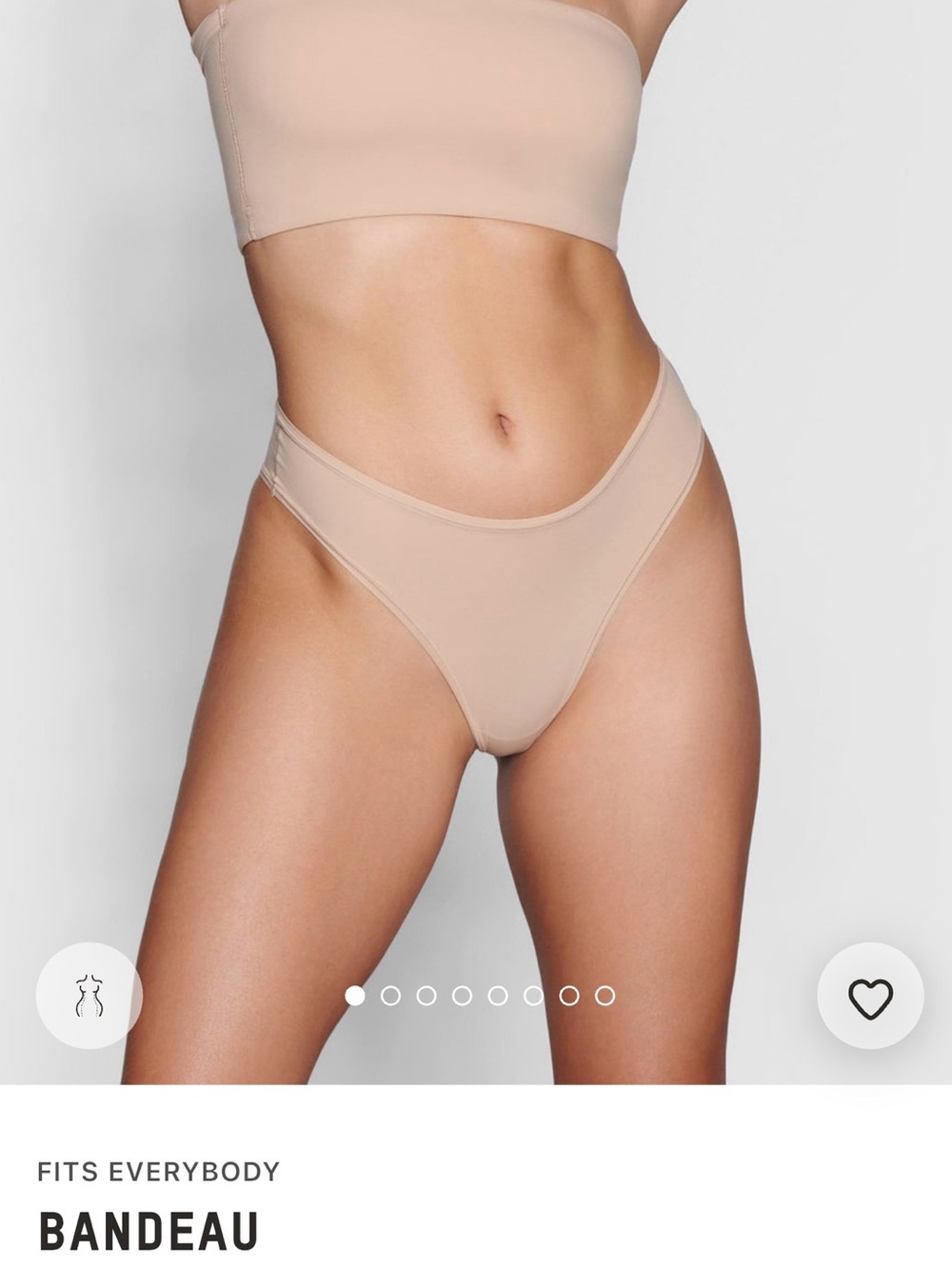 Skims fits everybody bandeau clay